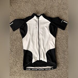 Shimano Black & White Short Sleeve Cycling Jersey